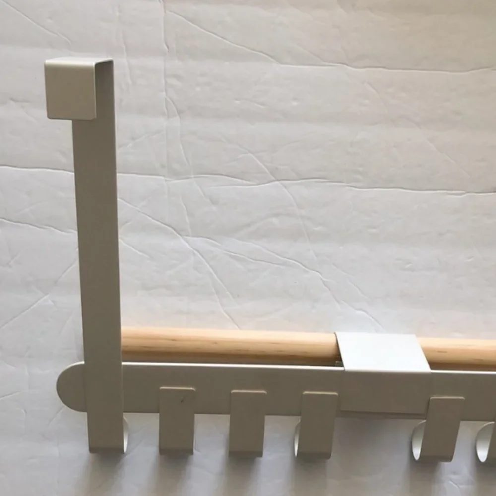 Squared Away Over-the-Door Accessory Organizer in Blond/Coconut Milk